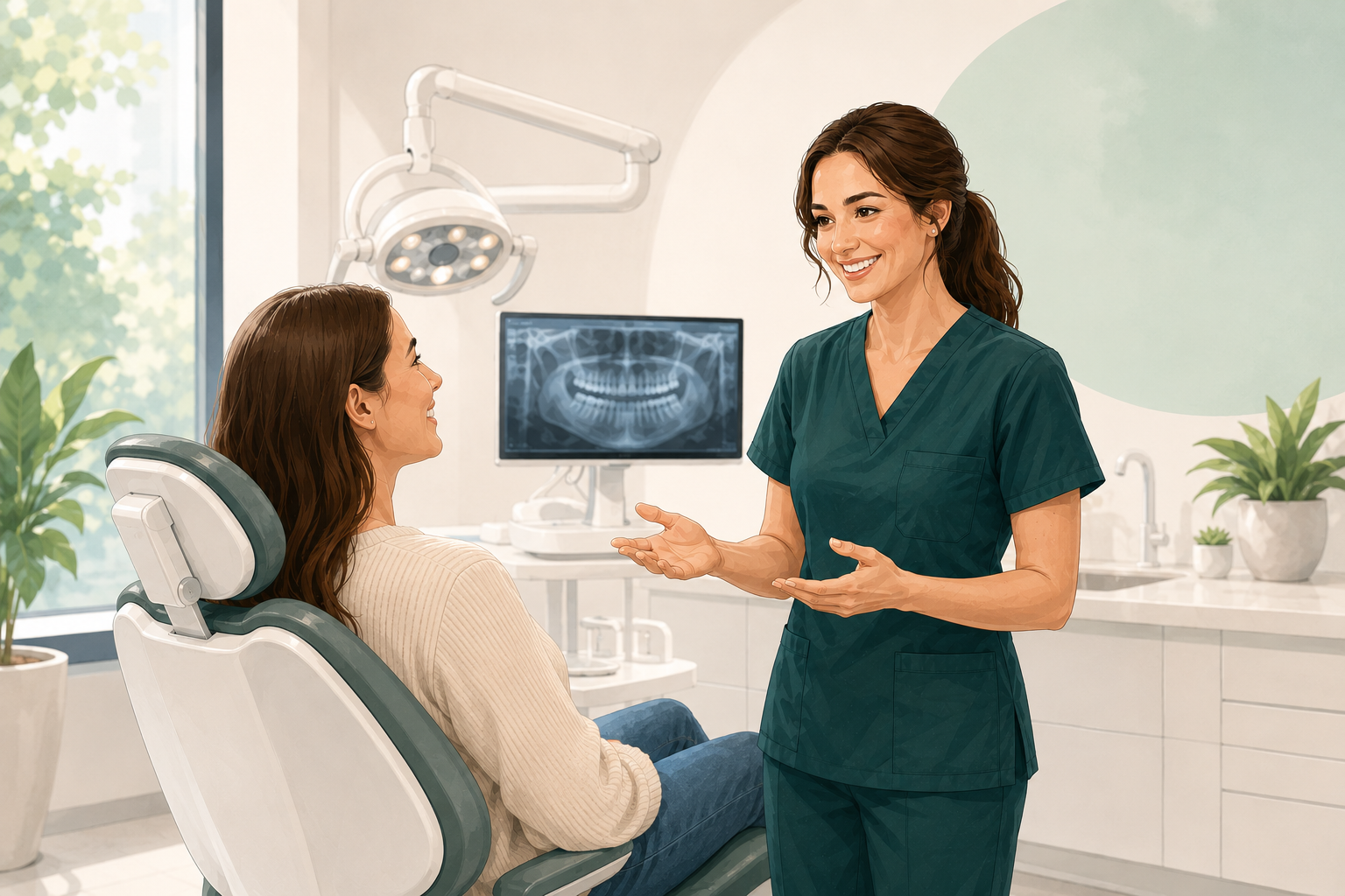 BrightSmile Dental team providing friendly dental care